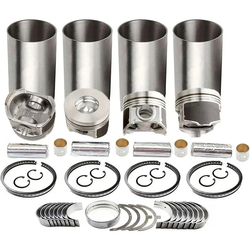 

Cylinder Liners&piston 1G557-21110 &piston ring&main/rod bearing four matching for Kubota V3300DIT for Bobcat Skid Steer Engine