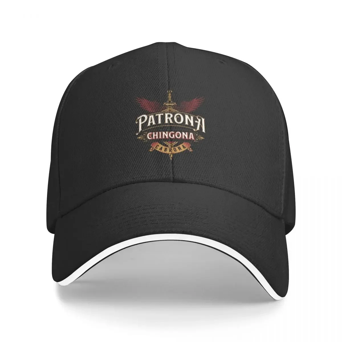 

La patrona ching.ona cabrona wings sword shield chicana Baseball Cap Fishing cap Golf Wear Women's Hats For The Sun Men's