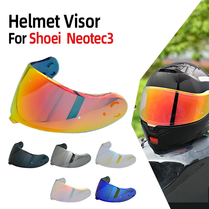 

Helmet Visor For SHOEI Neotec 3 CNS-3C Helmet - Wind Shield Replacement Parts Cascos Moto Visera Capacetes Accessories