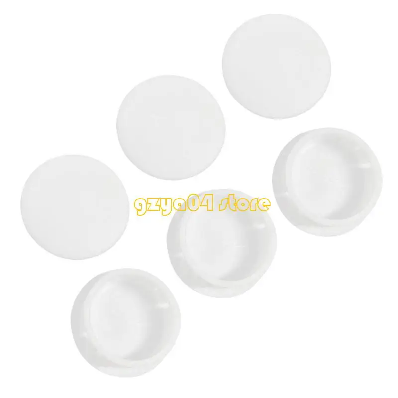 K3kd 30pcs ثقب أبيض المقابس من نوع تدفق البلاستي