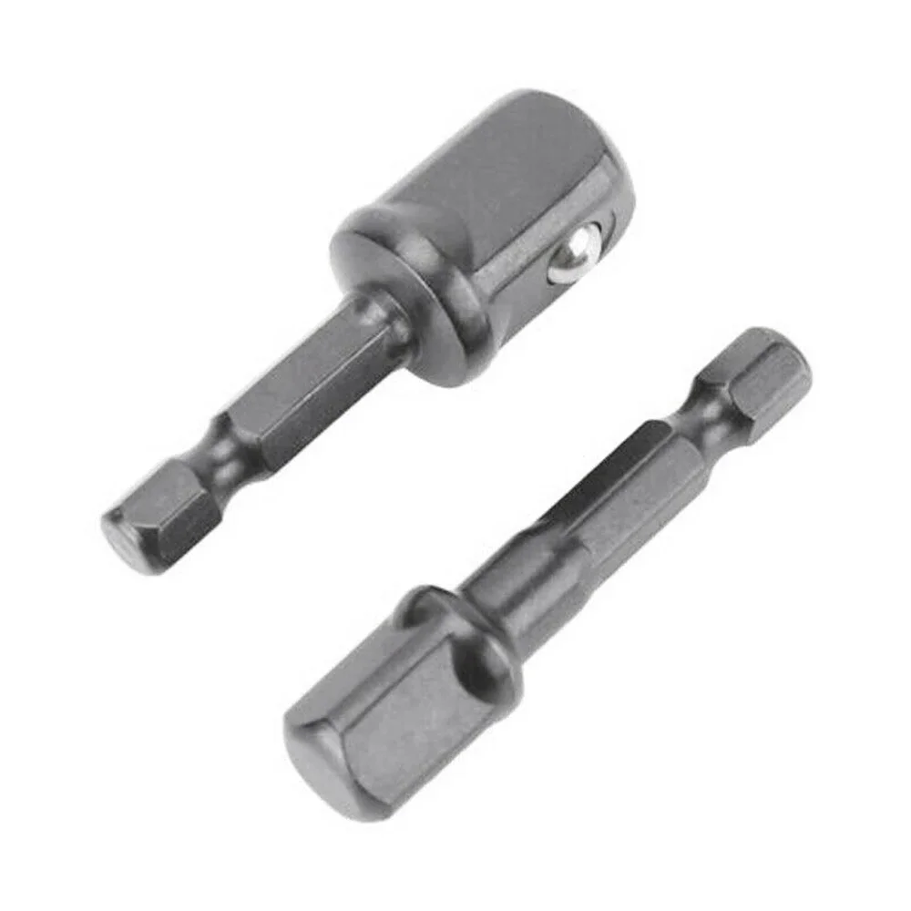 Juego de adaptador de enchufe de acero al cromo vanadio, 8 piezas, vástago hexagonal a brocas de extensión de 1/4 "3/8" 1/2"