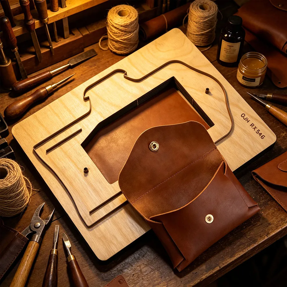 Wallet Coin Bag Leather Cutting Mold DIY Leather Craft Tool Metal Die Cutting Sewing Pattern Card Bag Making Cutting Tool