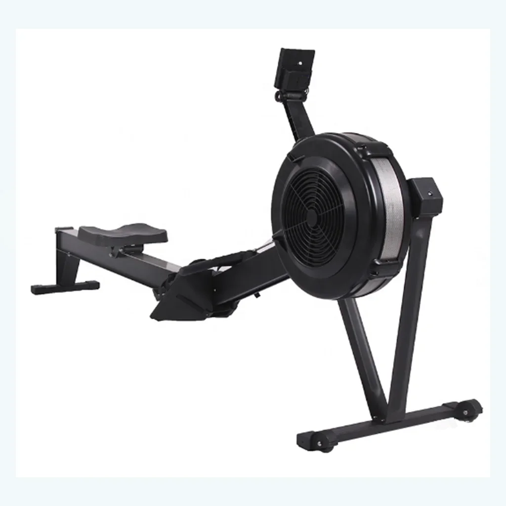 2024 New Rowing Machine Air Rower Seated Wooden Water Rowing Machine Gym Rowing Machine