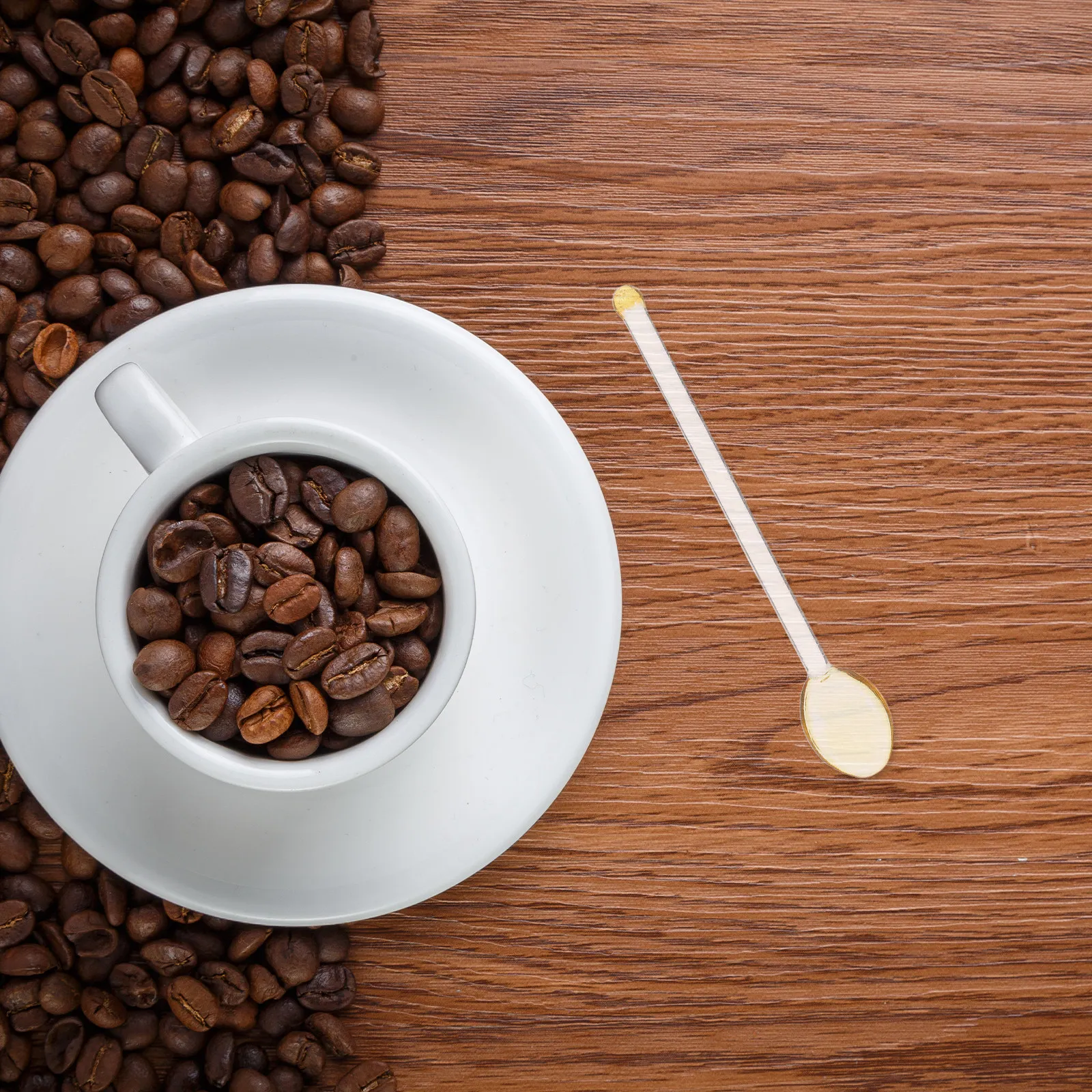 

Набор из 6 термостойких стеклянных ложек: прозрачные мини-палочки для размешивания кофе, чая, десертов, йогурта, мороженого, напитков