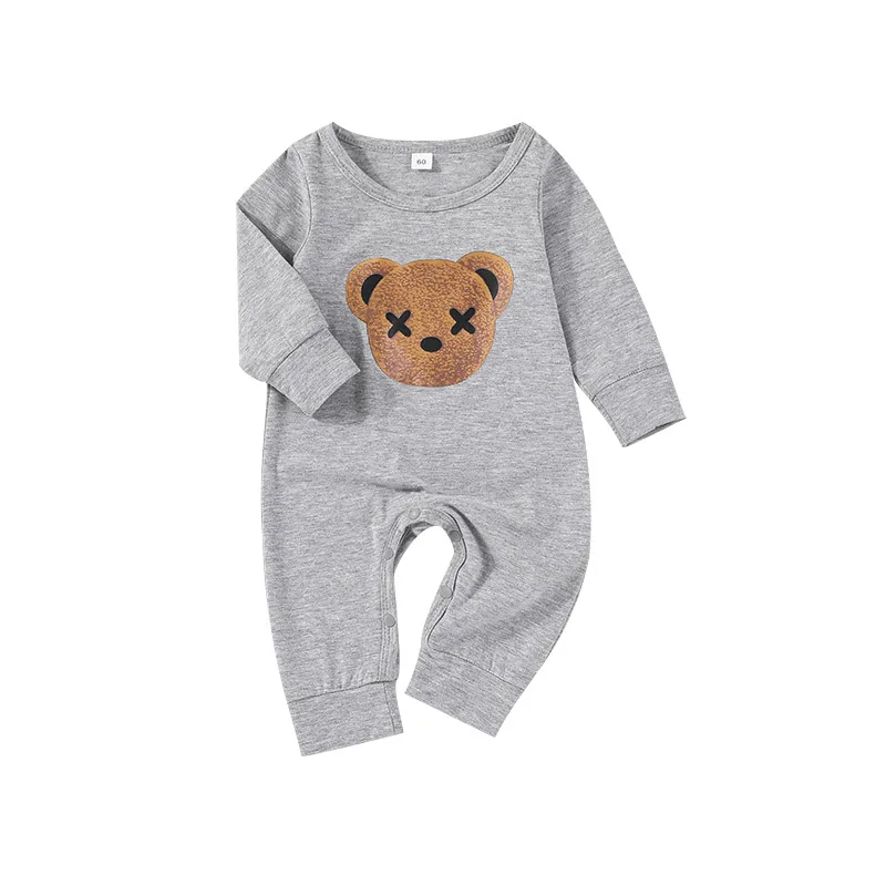 

0-24M Spring Autumn Newborn Infant Baby Boys Girls Romper Playsuit Overalls Cotton Long Sleeve Baby Jumpsuit Newborn Clothes