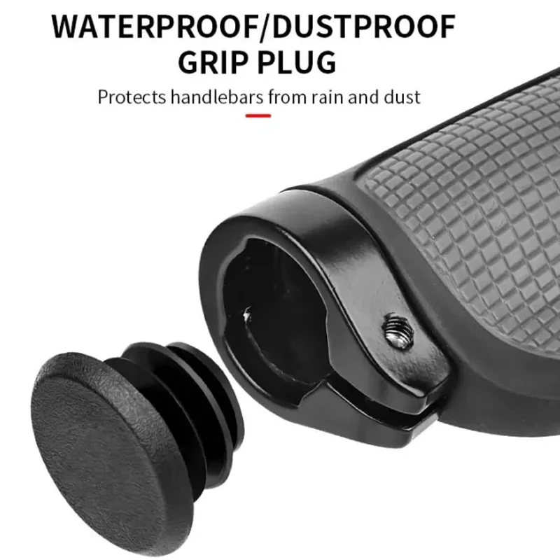 Ergonomic Shockproof Road Bicycle Handlebar Grips Anti-slip Silicone MTB Grips Comfortable Bike Handlebar