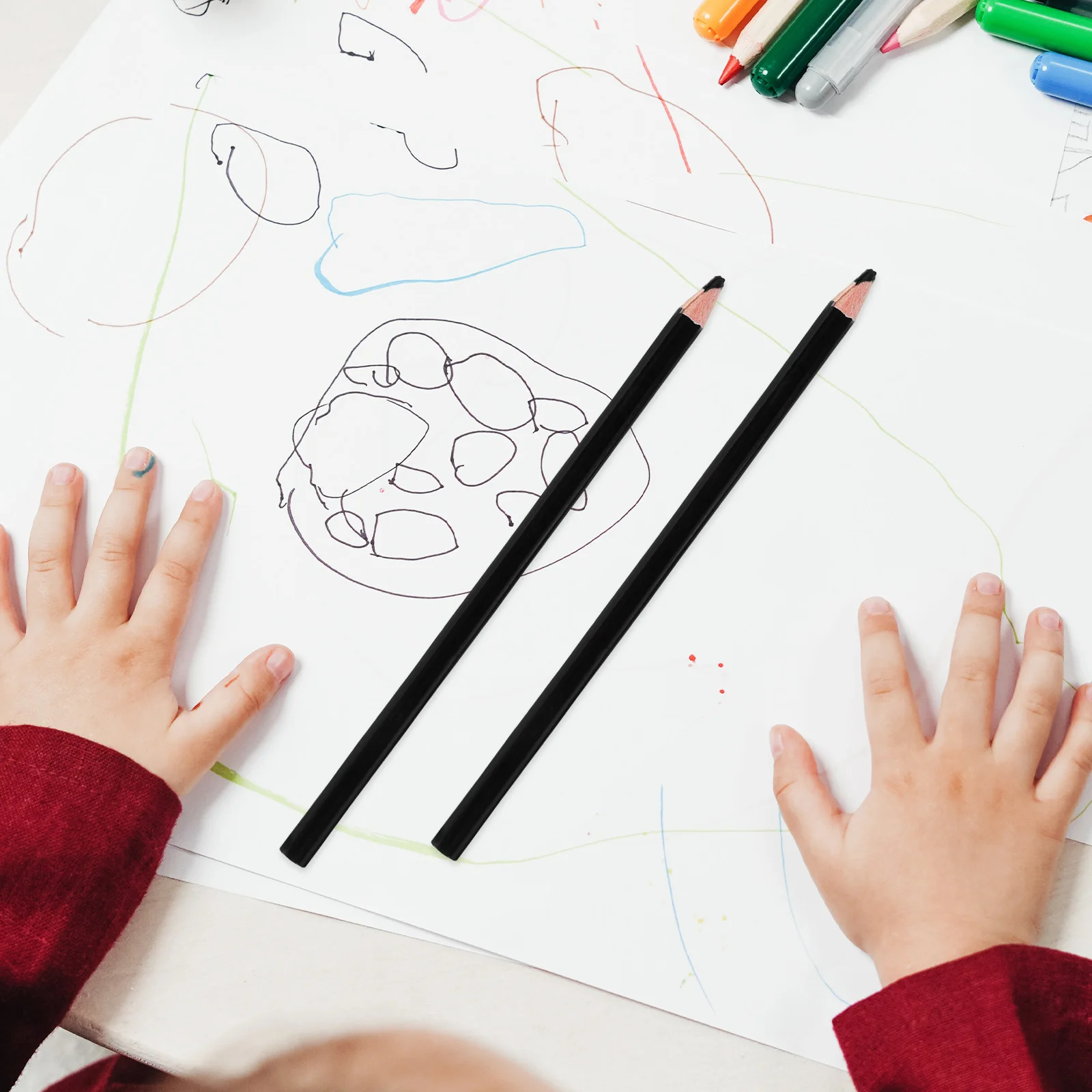 4 قطع قلم تحديد خاص متعدد الأغراض للزجاج المعدني والسيراميك والرسم وأدوات العمل والخياطة الصناعية #4