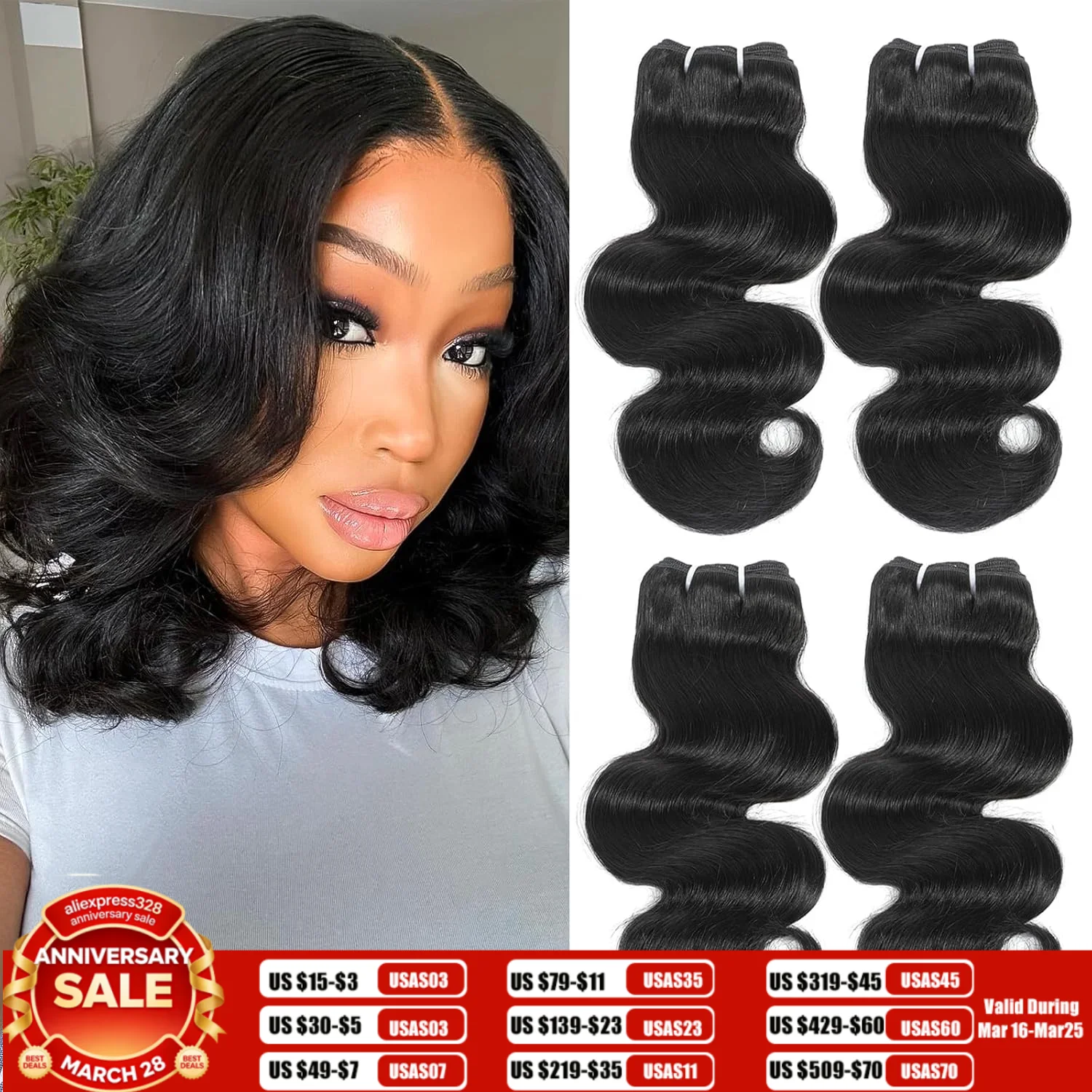 12 Inch Human Hair …