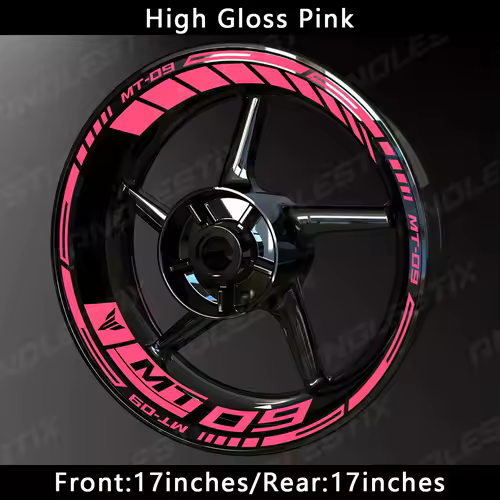 AnoleStix Reflective Motorcycle Wheel Sticker Hub Decal Rim Stripe Tape For YAMAHA MT-09 MT09 - Image 26