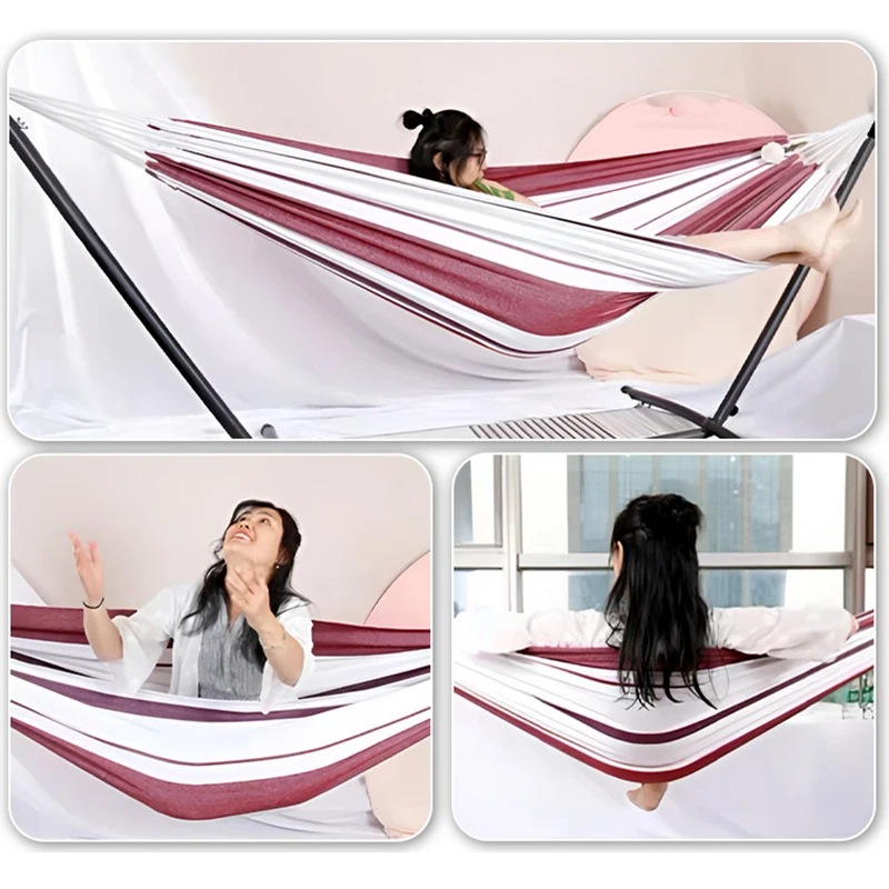 Hammock Outdoor Swing Double Single Anti-rollover Outdoor Sleeping