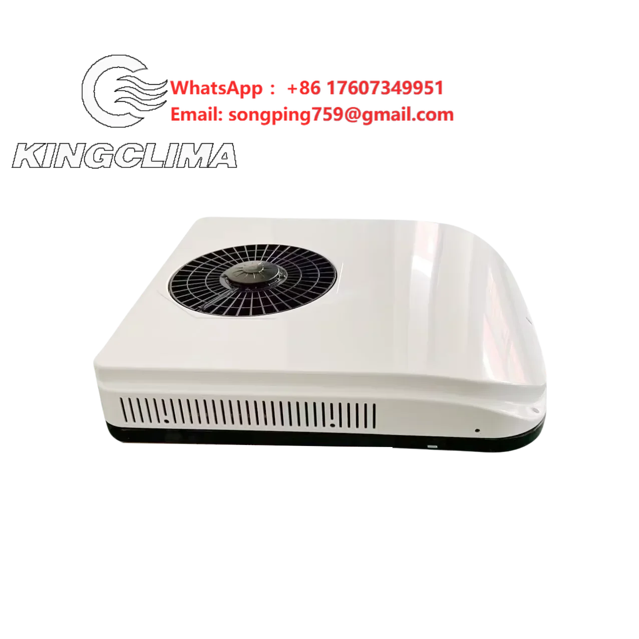 Efficient 12v Power Saving Parking Roof Top Air Conditioner for Car Truck Camper RVs