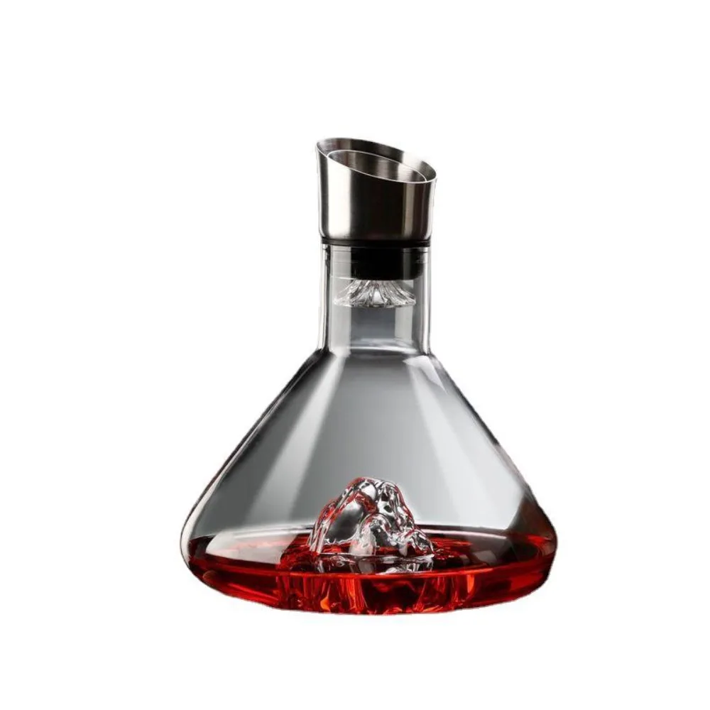 

Fast wine decanter glass filter dispenser