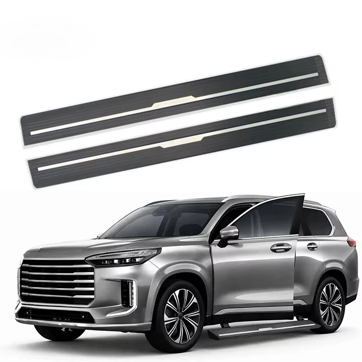 Liush Automatic Electric Aluminum Alloy Anti-pinch Side Step Running Board for Chery Exeed VX with Mobile APP Retractable