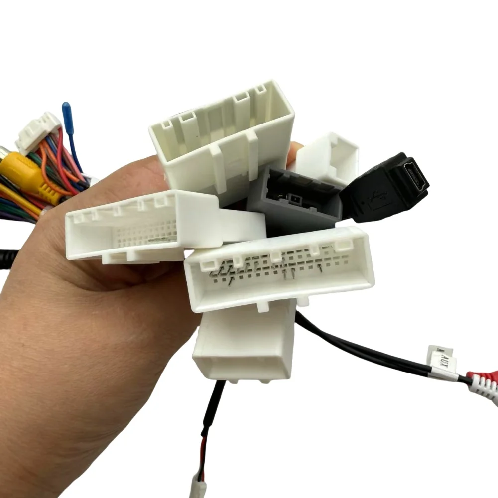 CAN Bus Decoder Harness Wiring Adapter 16 Pin Connector Radio