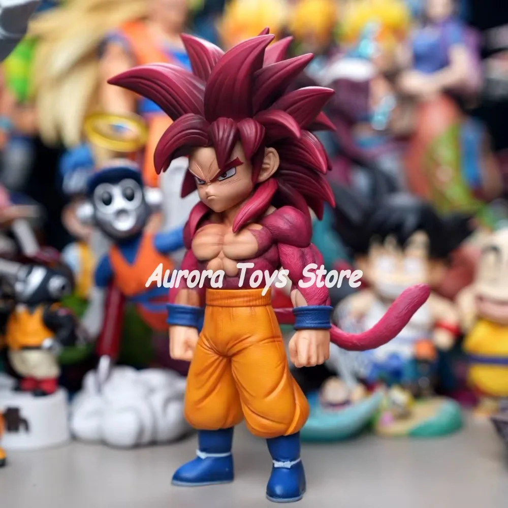 Figura de acción de Dragon Ball Daima, Vegeta Goku, Super Saiyan 4, estatua coleccionable de Pvc, modelo de juguete para regalos