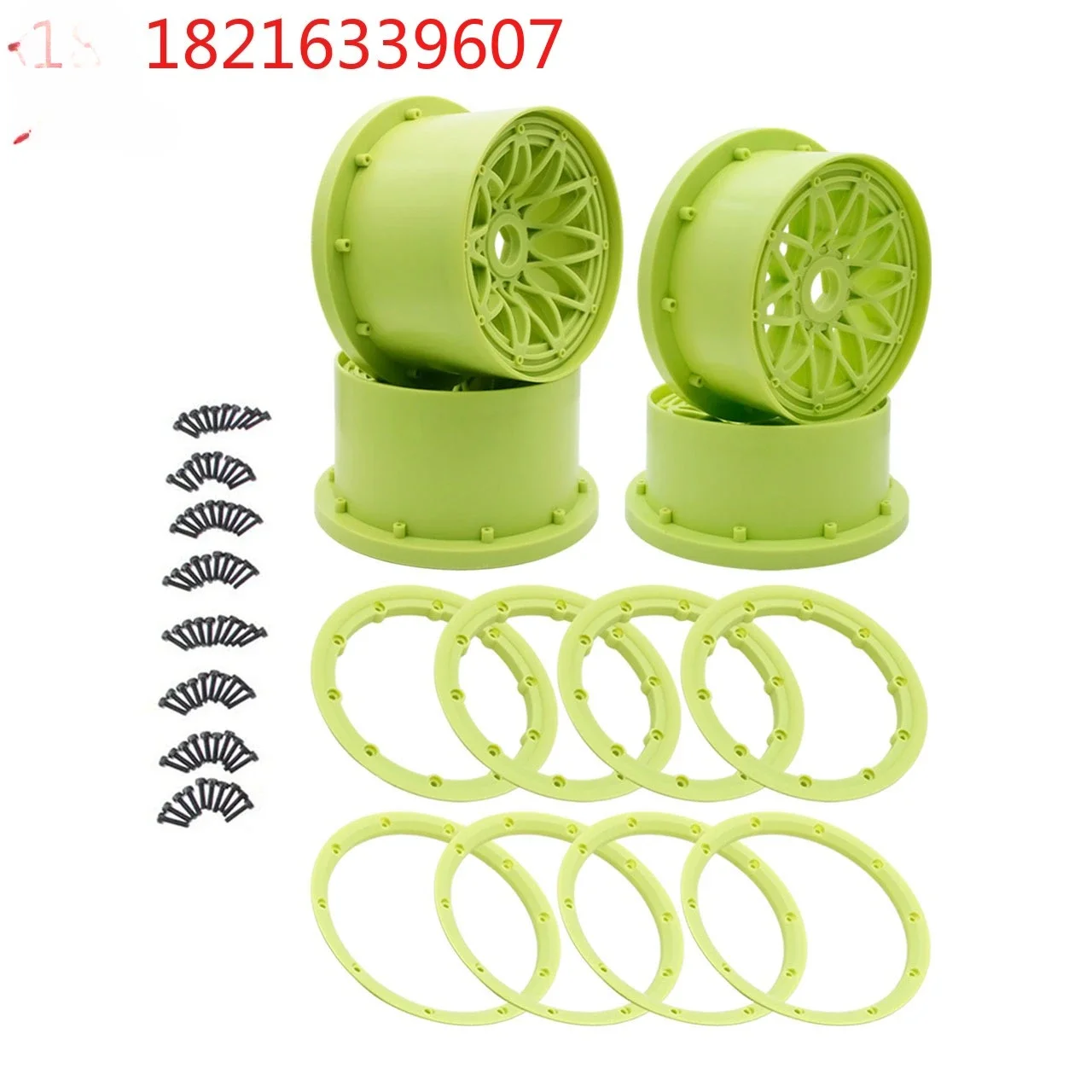 Nylon Front or Rear Wheel Hub or Inside or Outside Beadlock Ring for 1/5 HPI ROFUN ROVAN King Motor BAJA 5B Rc Car Racing Parts