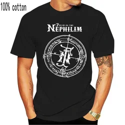 New Fields Of The Nephilim Classic Logo 100% Cotton Licensed FOTN T-shirt 100% Cotton Short Sleeve O-Neck Tops Tee Shirts 2018