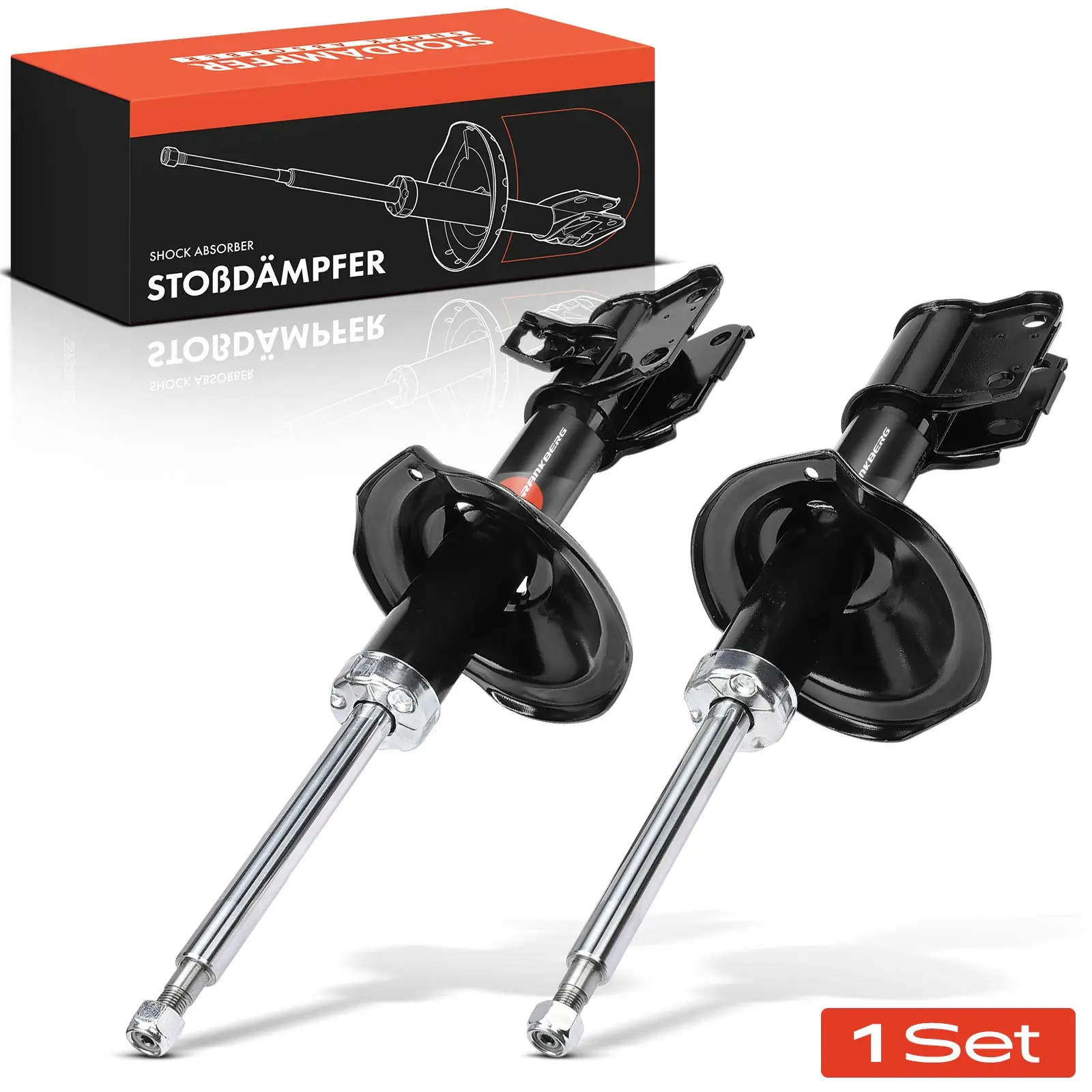Frankberg 2x schokdemper vooras voor Subaru Legacy I BC 92-93 Legacy II BD BG 96-99 1992-1999 20310 AC070 235066 20311 AC020