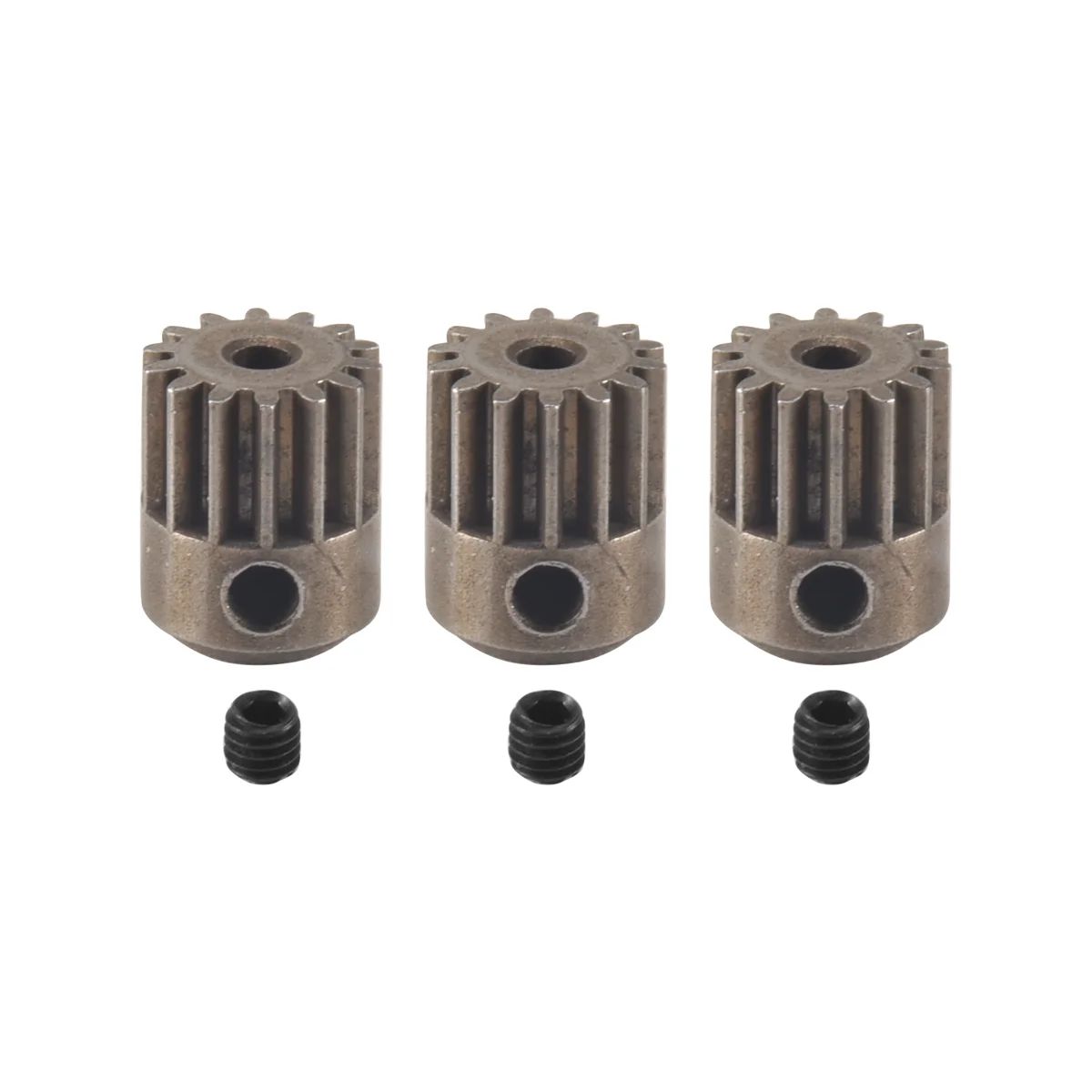 Beauty 3Pcs Metal Motor Gear Pinion Gear 14T for HAIBOXING HBX 16889 16889A 16890 16890A SG1601 SG1602 RC Car Spare Parts