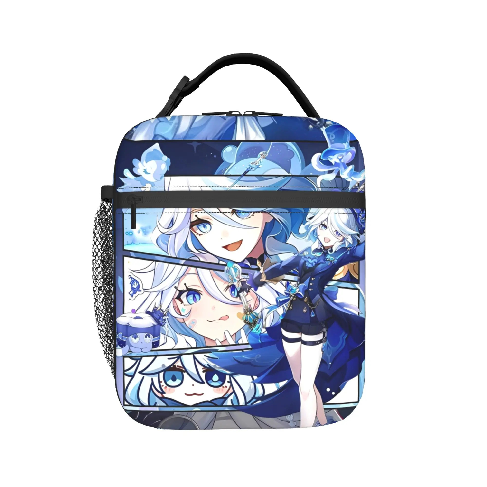 genshin impact game Product Insulated Lunch Bag For School  Food Storage Bag Portable Thermal Cooler Lunch Boxes