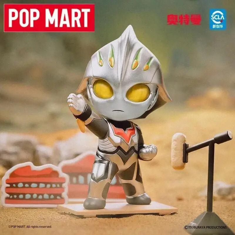 

POP MART Ultraman Shooting Studio Serie, милые аниме-фигурки, украшения, подарки, загадочная коробка, игрушки, слепая коробка, сумка для догадок, кукла