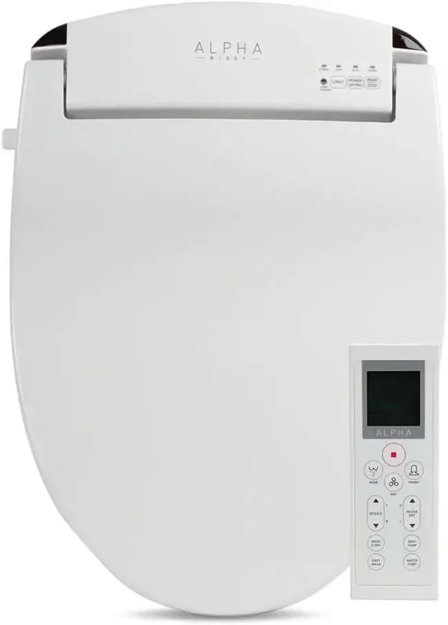 

White, Endless Warm Water, Rear and Front Wash, LED Light, Quiet Operation, Wireless