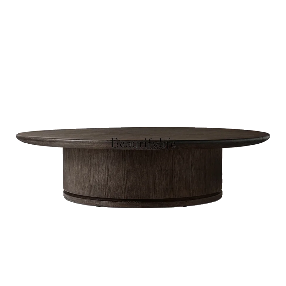 

FG10*high-end solid wood round living room sofa B & B small apartment coffee table