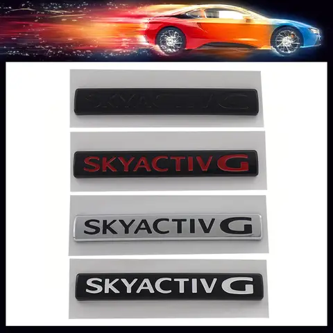 3D Premium SKYACTIV G For RX8 RX7 MX3 Axela Atenza MX5 MX7 CX5 CX7 CX4 CX9 323 626 car Fender trunk Decal Emblem Badge Sticker