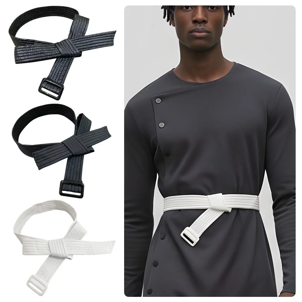 تنوعا معطف حزام خصر 170 سنتيمتر طول بلون أسفل معطف حزام قابل للتعديل 4.5 سنتيمتر واسعة أسفل سترة حزام للنساء #2