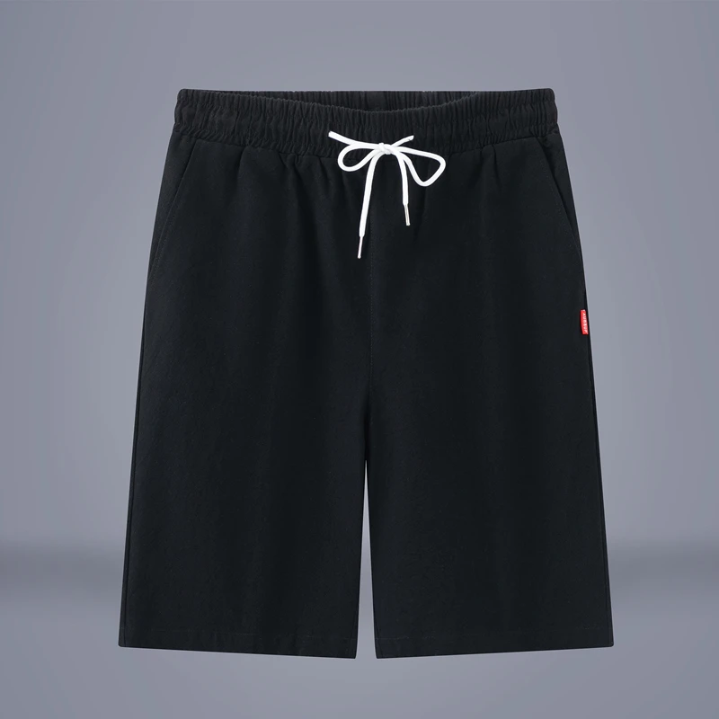 

Loose Linen Men's orts Summer Ice Silk Five-Quarter Pants Youth Faion Casual Cotton Youth Spring Summer Loose Fit orts