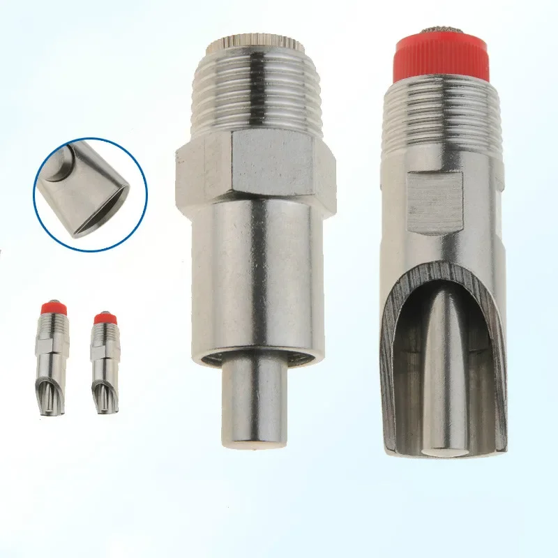 

10Pcs Pig Thicken Stainless steel Automatic Nipple Drinking Animals Drinking Instrument Waterer Feeder Farm Equipment