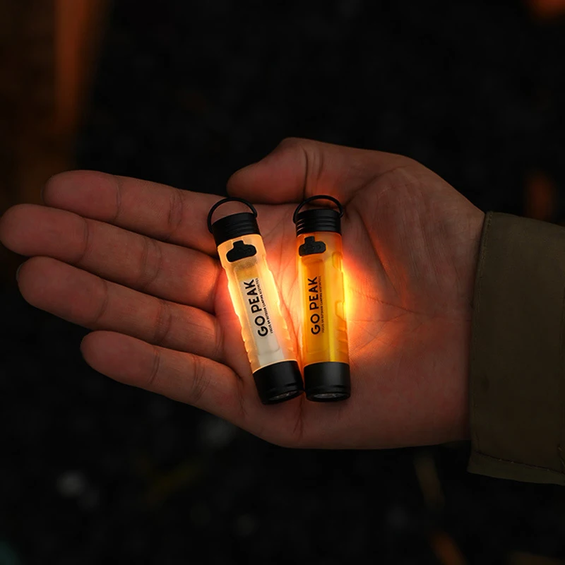 1PC Pocket Mini Flashlight Outdoor Key Clip Cap Ambient Led Long Endurance Disaster Relief Emergency 5050 Small Light