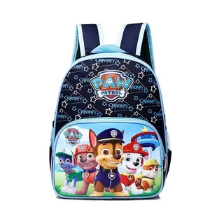 Paw patrol anime figure chase school bag for children, cute cartoon backpacks, large capacity travel bag, birthday gift for boys and girls 10 Main Sales Tower Canine Patrol - №2