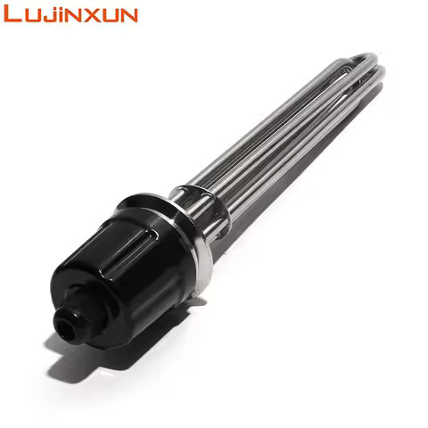 Lujinxun 220V Heating Element 2"Tri Clamp 63mm Flange 3KW SUS304 190mm Length Immersion Water Heater for Moonshine