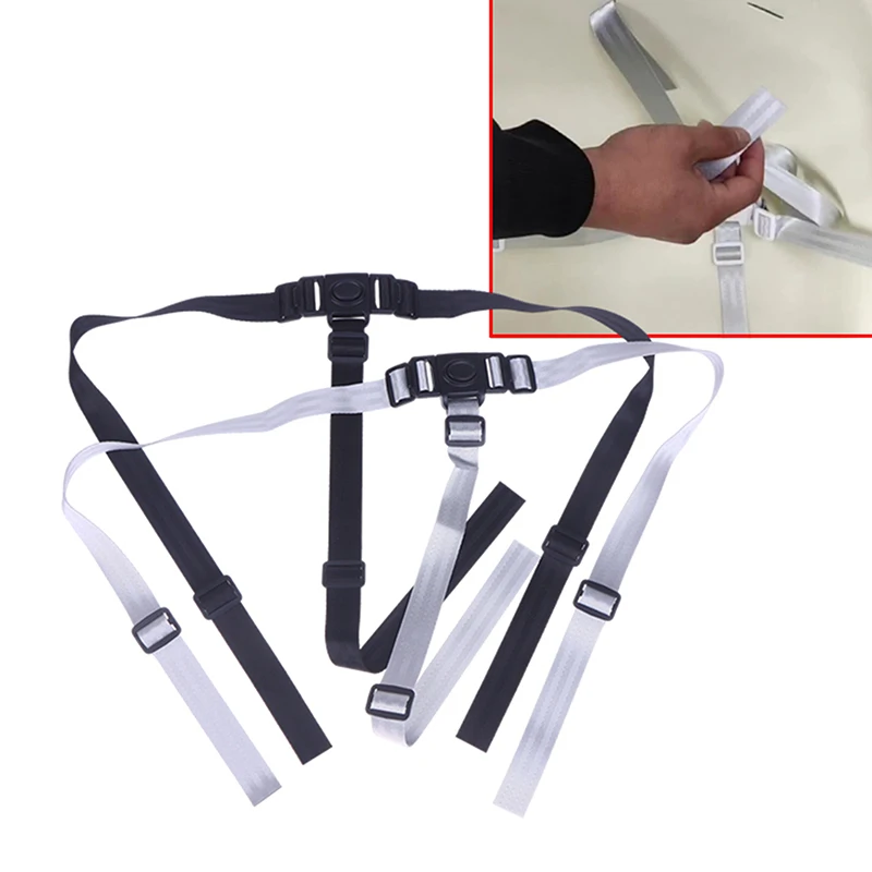 Baby Dining Chair Safety Belt Baby Feeding Chair Belt 3 Point Baby Fixed Seat Harness Belt Baby Stroller Seat Harness Belt