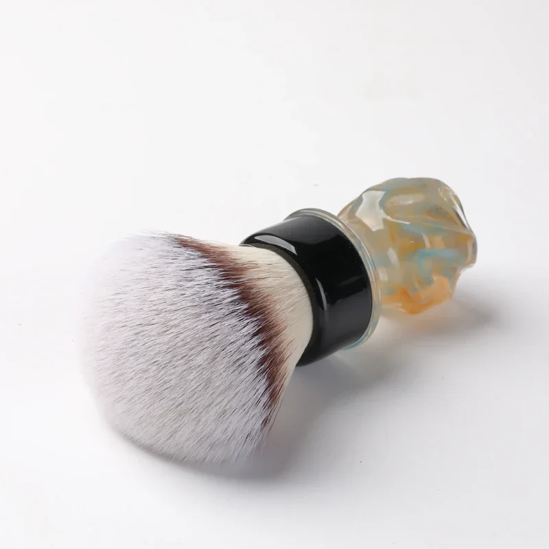 YAQI Nebula 28MM Synthetic Knot Wet Shaving Brush Lightweight Ergonomic Resin Handle For Provide Shaving Comfort And Stability