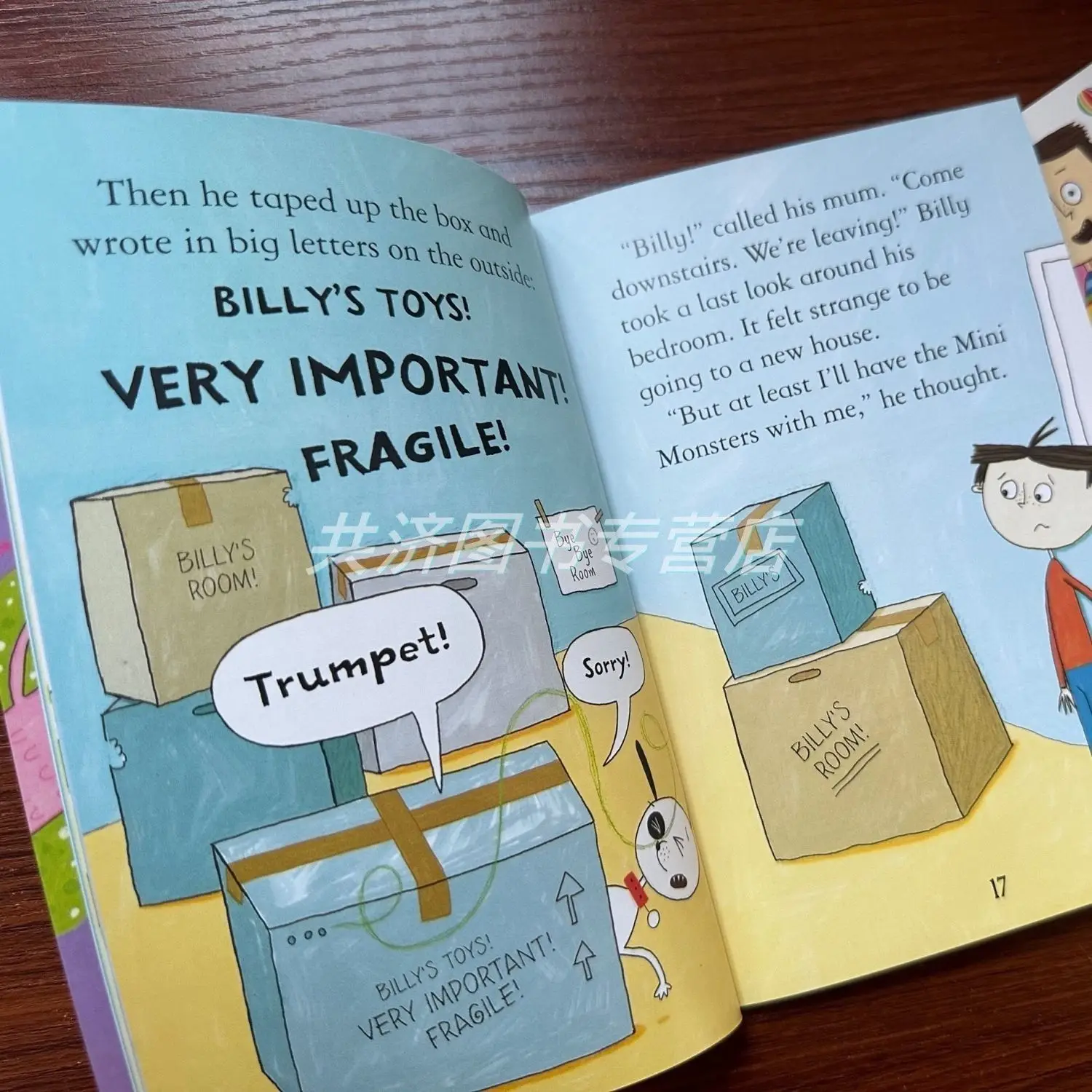 Versione audio di "Billy e the Mini Monsters" - 15 volumi in inglese con contenuto audio incluso