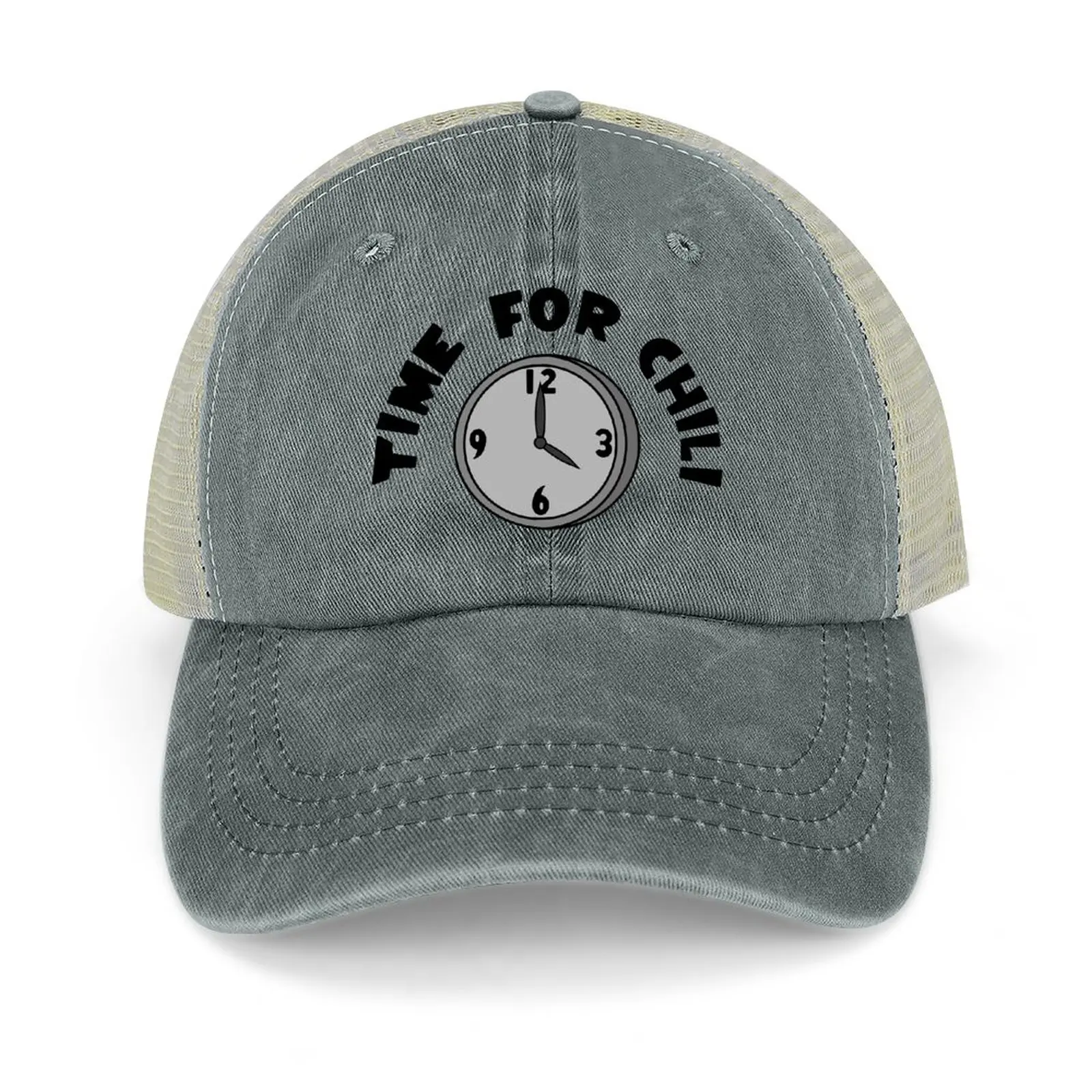 Time for Chili [Roufxis-Rb] Cowboy Hat Military Cap Man Sunhat Hat Women Men'S