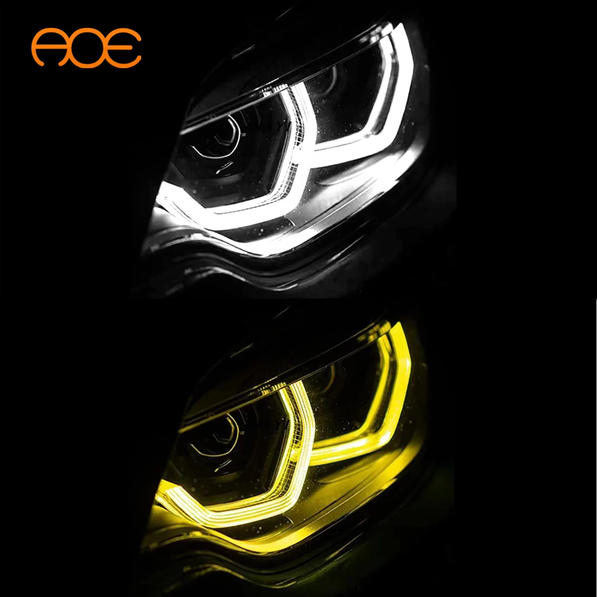 2026 For BMW M2C F87 F22 F23 Switchable DRL Modules White/Yellow Color Change Daytime Running Light