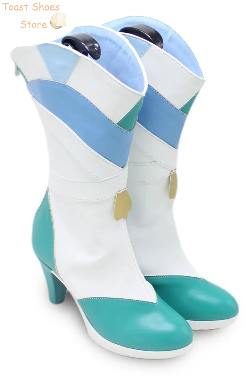 Finana Ryugu Cosplay Schoenen Halloween Carnaval Laarzen PU Lederen Schoenen Vtuber Cosplay Props Kostuum Prop