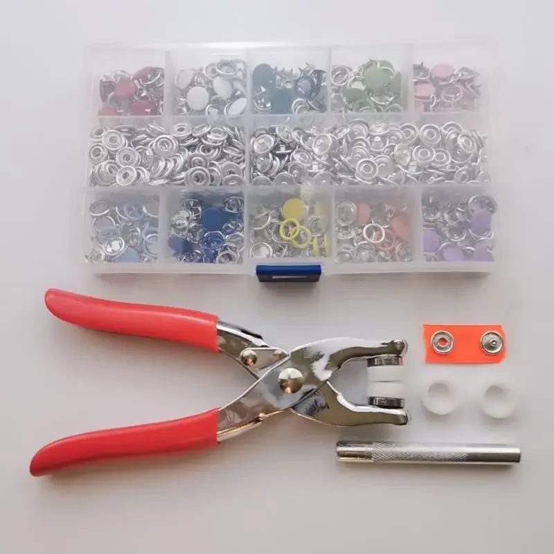 

200 комплектов, красочные плоскогубцы с пятью когтями, 9,5 мм, полый дырокол, инструменты для рукоделия, плоскогубцы