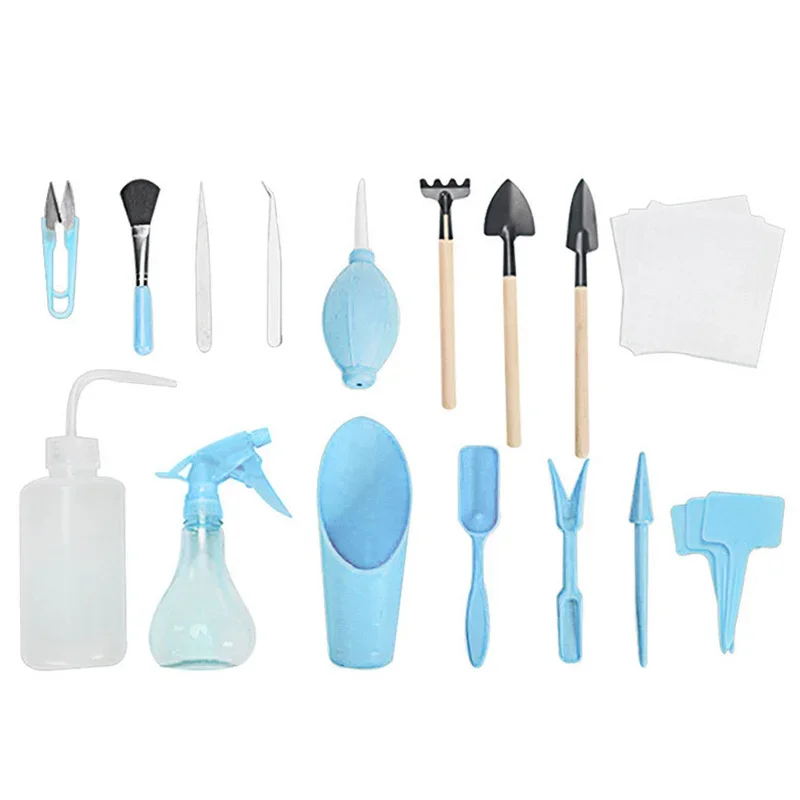 

# Hot Sales 16 Piece Mini Pink Succulent Multi Garden Planting Tools Kit