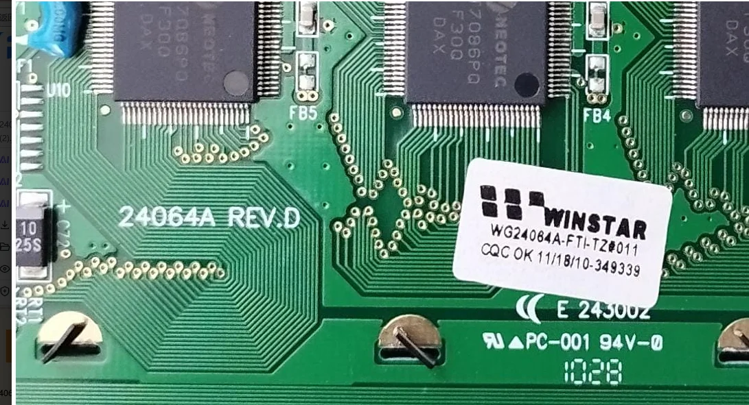 جديد متوافق Rev.D WG24064A-FTI-TZ # 011 توريد تشيان