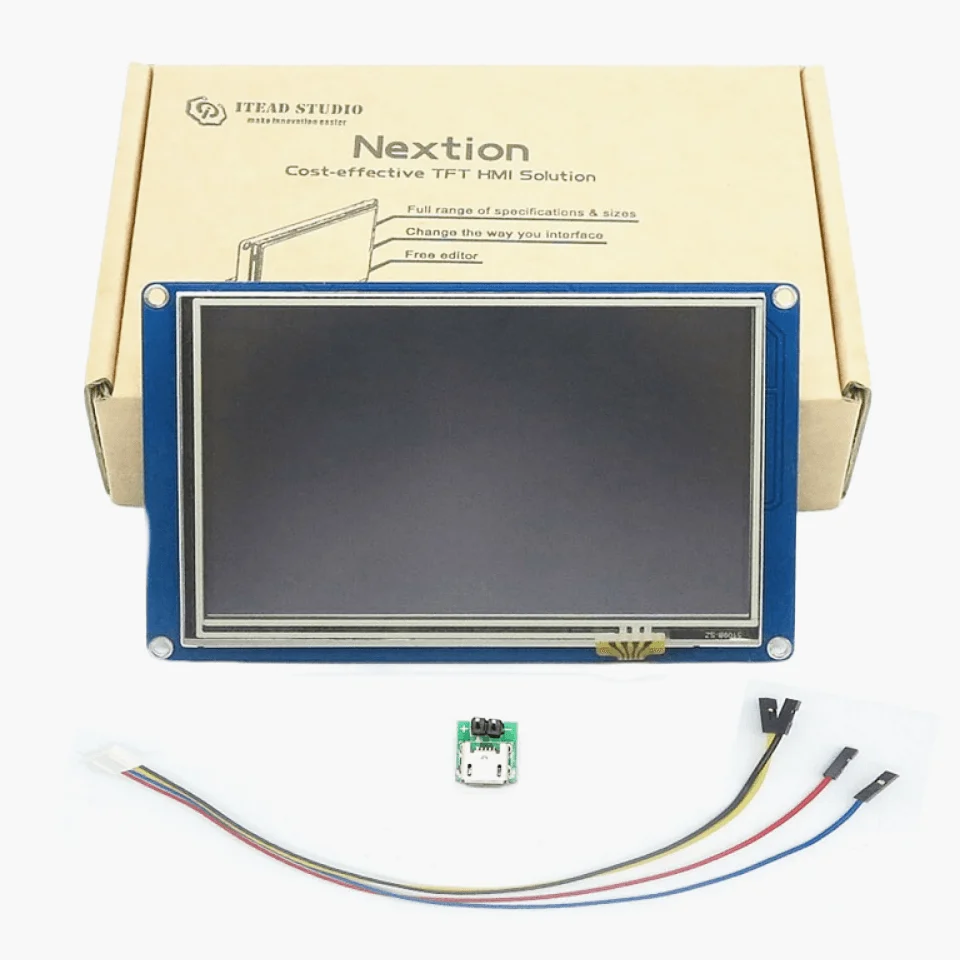 Angielska wersja Nextion 5.0 "; Inteligentny wyświetlacz LCD HMI Nextion do Raspberry Pi ESP8266