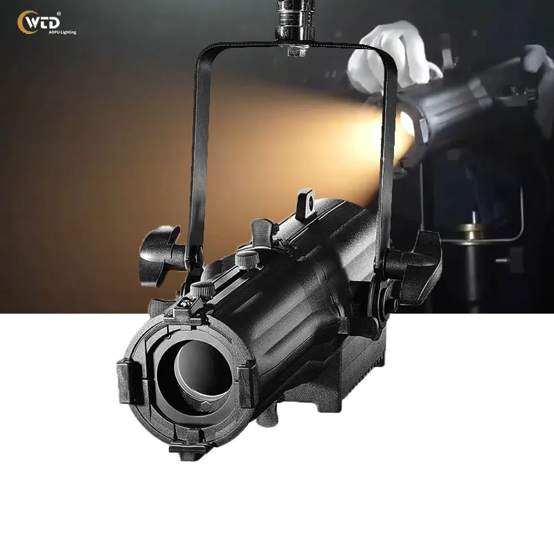 

AOPU 60W Zoom WW or CW Led Mini Leko Profile Spot Lights Stage Projector Laser Light for Wedding