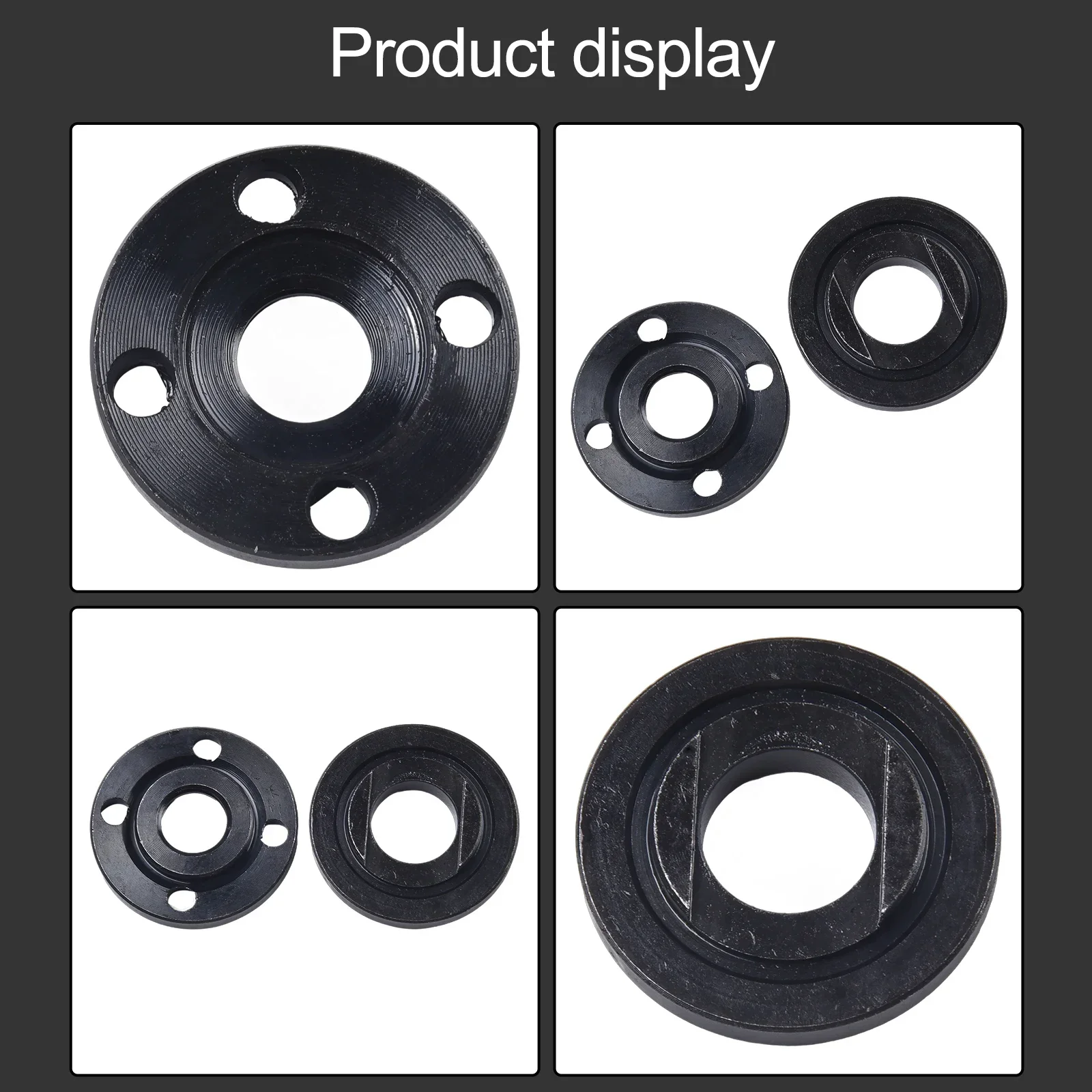 M14 M16 Thread Replacement Angle Grinder Metal Pressure Plate Inner Outer Flange Nut Set Tools For Angle Grinder