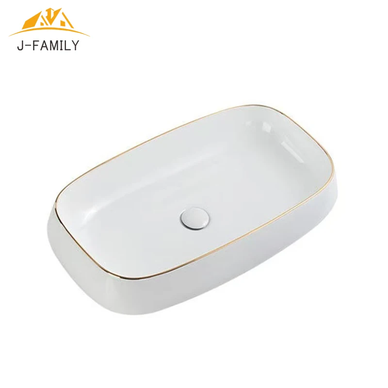 

Big Size Basin Vanity Wash Hand Basin Bathroom Oval Shape Top Table Wash Basin For Counter Top