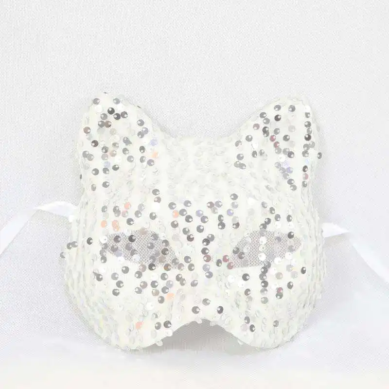 Máscara de zorro de encaje para fiesta de Halloween, máscara de Animal de media cara para mujer, máscara de gato Sexy para baile de máscaras, juego de fiesta