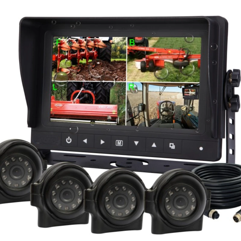 Wired Implement Security Reversing Camera System