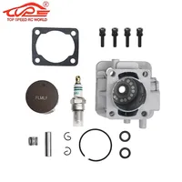 Rc Car Upgrade 30.5CC Casting Cylinder & Piston Set for 1/5 HPI ROFUN ROVAN KM BAJA Losi 5ive T FG GoPed RedCat RCMK CEN DDT FID